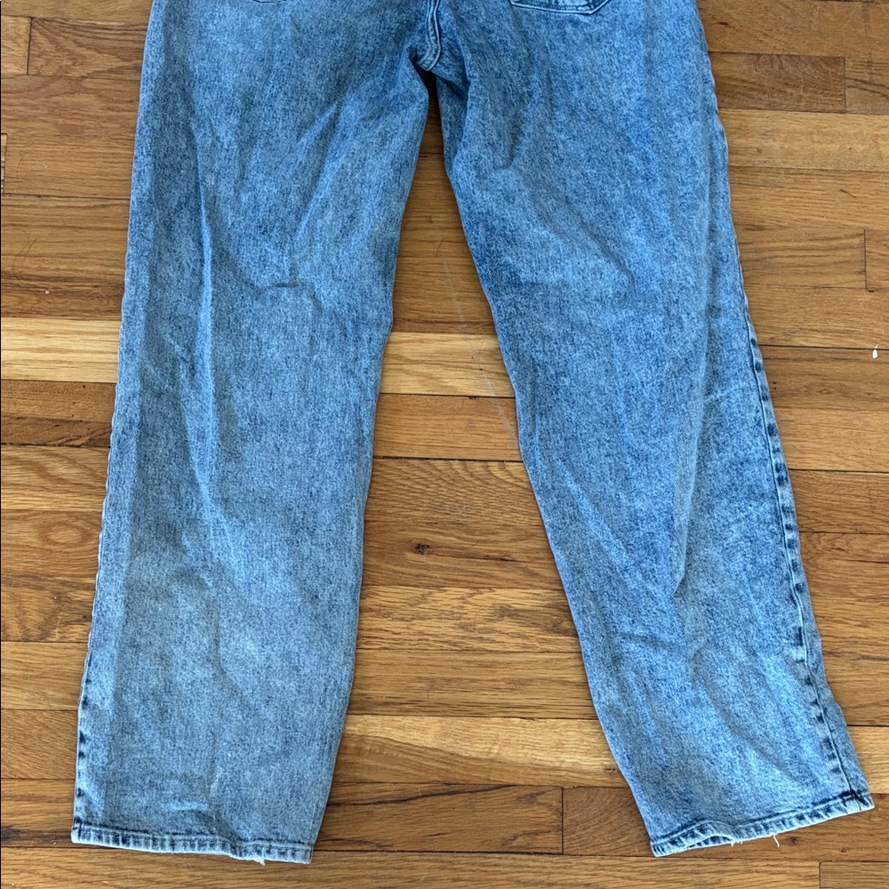 Good American Good 90s High Rise Straight Leg Jeans 8 29 Stretch Relaxed Baggy - Picture 13 of 14